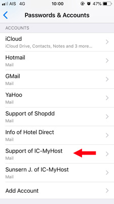 การตั้งค่า Email บน iPhone & iPad